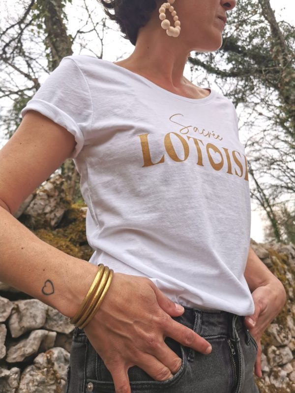 tee-shirt sacree lotoise de sacre lotois 100% lotois